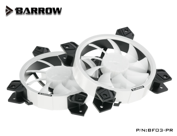Barrow Aurora RGB Ring PWM Hydraulic Bearing Fan - BF03-PR RGB