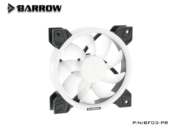Barrow Aurora RGB Ring PWM Hydraulic Bearing Fan - BF03-PR RGB