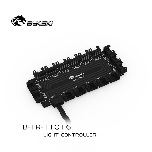 Bykski 1 to 16 5v Addressable RGB (RBW) Synchronization / Expansion Bus - B-TR-1TO16 5V