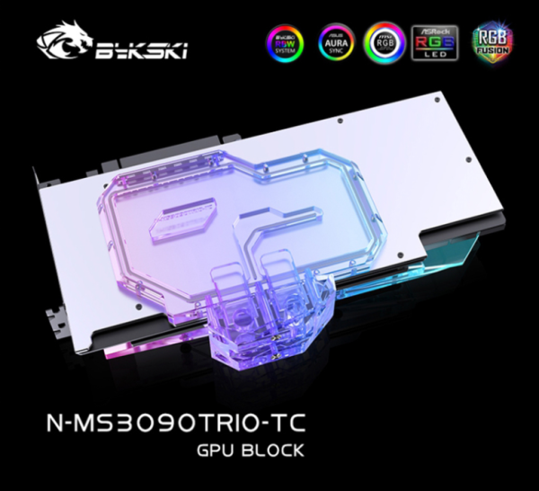 Bykski gpu blockN-MS3090TRIO-TC