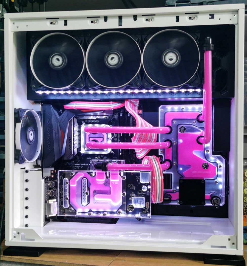 Custom Pink Personnalised PC