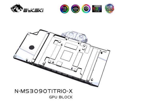 Bykski gpu block N-MS3090TITRIO-X
