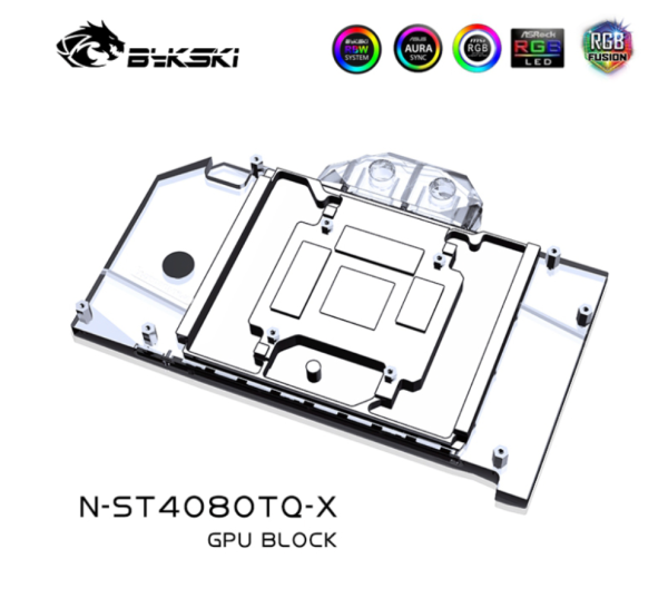 Bykski N-ST4080TQ-X GPU BLOCK ZOTAC Gaming 4080 Trinity