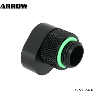 Barrow G1/4? 360°rotation offset adapter 6MM POM Portable version TX360PZ-P