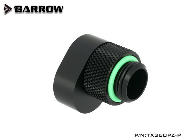 Barrow G1/4? 360°rotation offset adapter 6MM POM Portable version TX360PZ-P