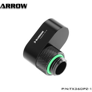 Barrow G1/4 360°rotation offset adapter POM portable edition 15MM TX360PZ-15P V2