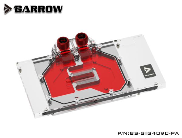 Barrow LRC2.0 full coverage GPU Water Block for Gigabyte AORUS 4090 Aurora BS-GIG4090-PA