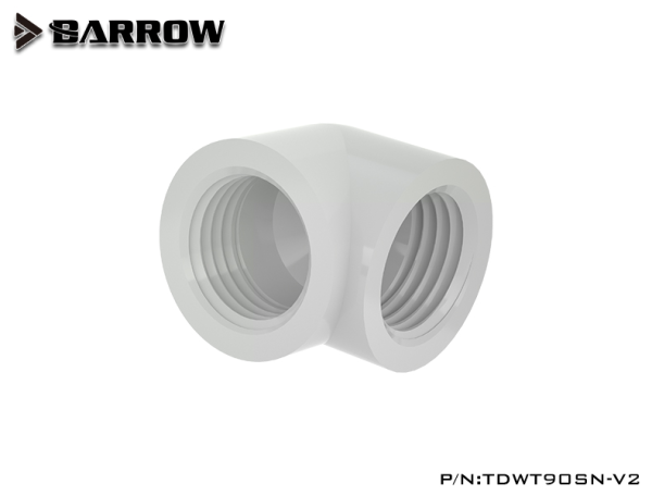 Barrow G1/4" 90 Degree Female to Female Angled Adaptor Fitting - TDWT90SN-V2