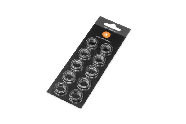 EK-Quantum Torque Color Ring 10-Pack HDC 14 - Silver 3831109906286