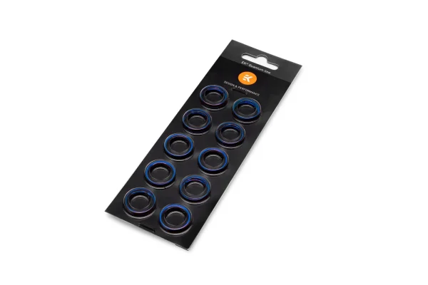 EK-Quantum Torque Color Ring 10-Pack HDC 14 - Blue 3831109816349