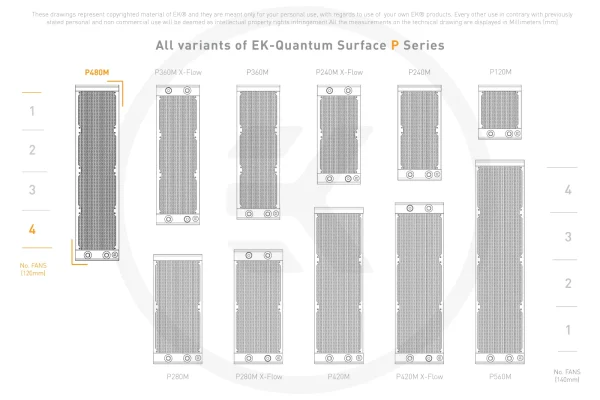 EK-Quantum Surface P480M - Black 3831109838457