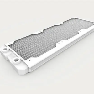 Black Ice Nemesis 360GTS® Ultra Stealth U-Flow Low Profile Radiator - White