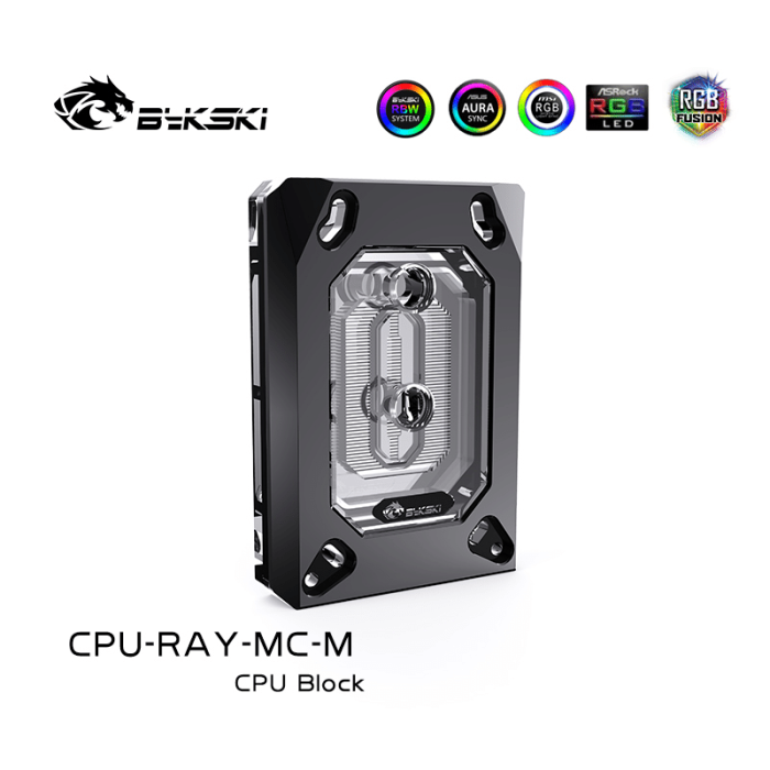 Bykski CPU-RAY-MC-M CPU Bloc de refroidissement par eau – Image 4