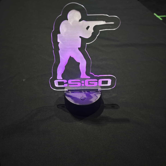 Engraved LED Lamp - CS:GO