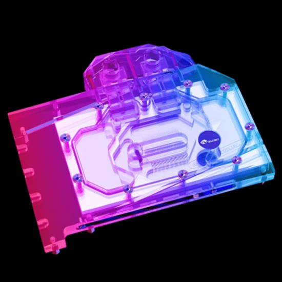 Bykski (N-AS4060TIDUAL-X) Full Coverage GPU Water Block and Backplate For ASUS Dual GeForce RTX 4060 Ti OC 8GB