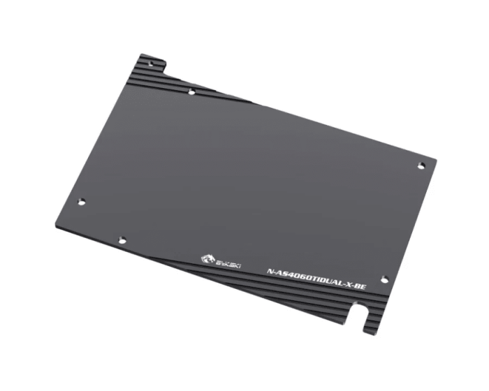 Bykski (N-AS4060TIDUAL-X) Full Coverage GPU Water Block and Backplate For ASUS Dual GeForce RTX 4060 Ti OC 8GB - Image 3