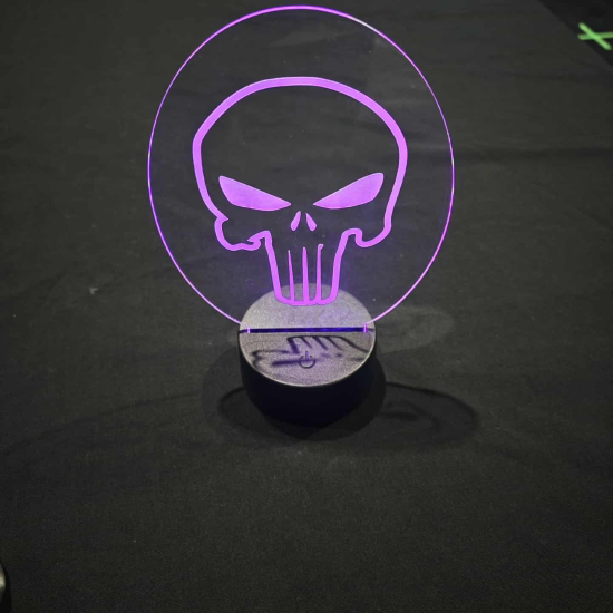 Engraved LED Lamp - Punisher1