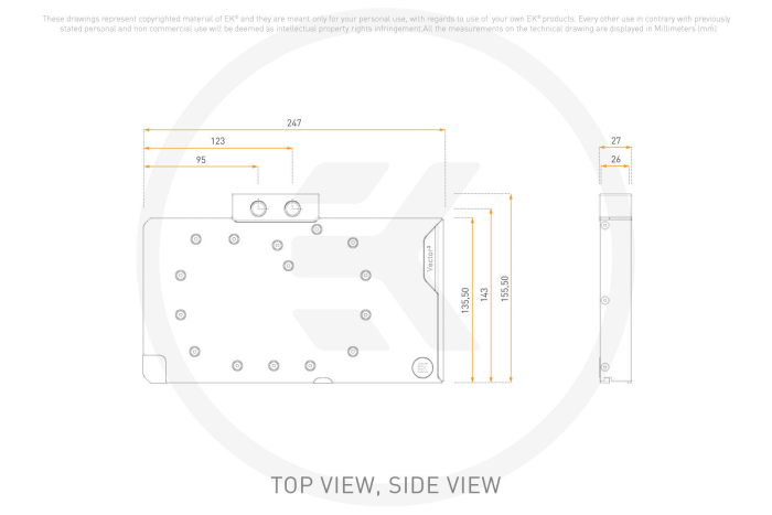 EK-Quantum Vector³ TUF RTX 5090 - Plexi - Image 5